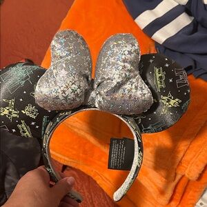 Disney Silver and Black Minnie Mouse Ears